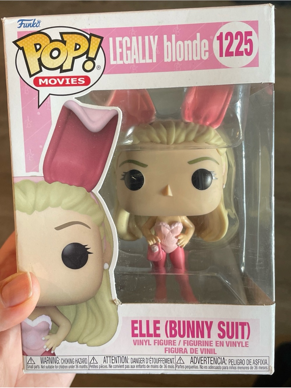 Funko Pop! Movies Legally Blonde Elle Bunny Suit - Pink Blonde
